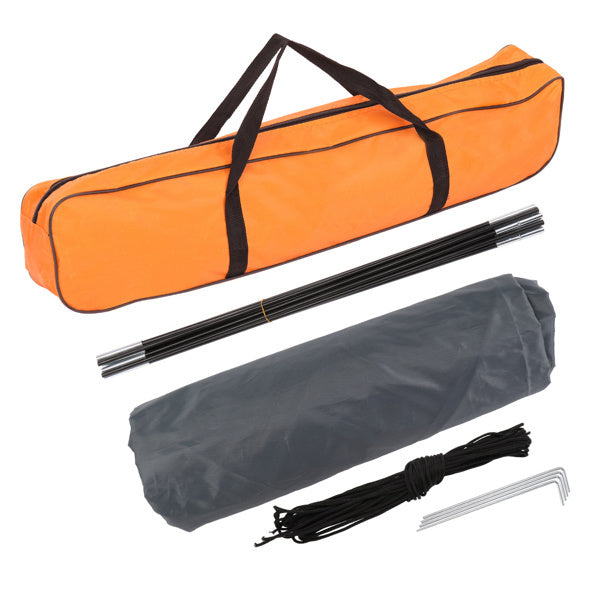 2-Person Waterproof Camping Dome Tent for Outdoor Hiking Survival Orange & Green Doba